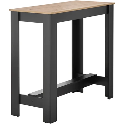 Abbildung von Stolkom Bartisch »Modesto Küchentisch, Bistrotisch, Stehtisch Küche, BxHxT 115x103x50 cm«, Grozügige Fläche, Stabiler Halt, Tischplatte melaminbeschichtet