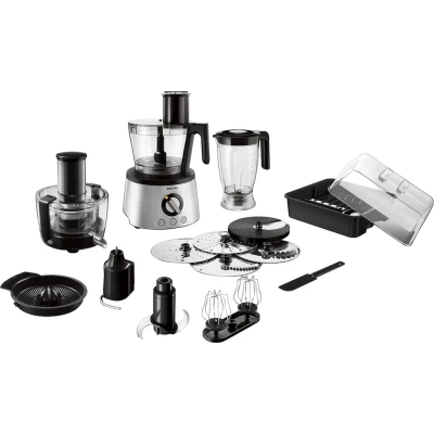 Abbildung von Philips Domestic Appliances HR7778/00 Küchenmaschine, Stainless Steel, 37 cm l x 56.5 w 57.5 h