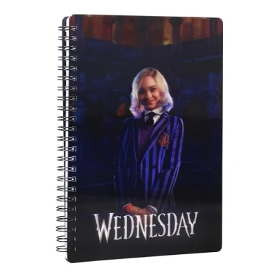 Abbildung von SD TOYS Enid Wednesday Notizbuch mit 3D Effekt