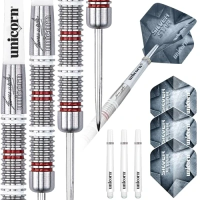 Abbildung von Unicorn Silver Star James Wade Steel Dart, 80% Tungsten, 22g