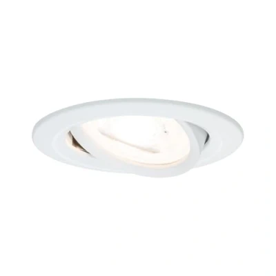 Abbildung von Paulmann 93639 Nova LED Einbauleuchte rund Deckenspot Weiß max. 35W Einbaurahmen GU10 Deckeneinbaustrahler ohne Leuchtmittel