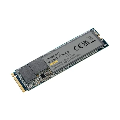 Abbildung von Intenso MI500 2 TB NVMe SSD, M.2 Interne PCIe 4.0 Gen4x4, 5300 MB/s Lesen, 4500 Schreiben, Solid State Drive,