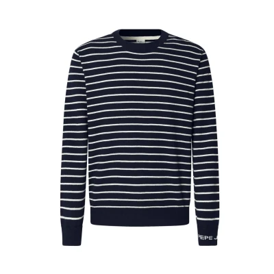 Abbildung von Pepe Jeans Rundhalspullover »ANDRE STRIPES«, mit Kaschmir Anteil, gestreift