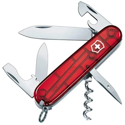 Abbildung von Victorinox Schweizer Taschenmesser, Spartan, Multitool, Swiss Army Knife mit 12 Funktionen, Klinge, Korkenzieher, Dosenöffner
