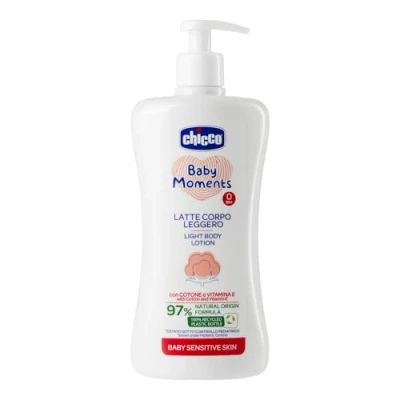 Abbildung von Chicco BABY SENSITIVE SKIN LEICHTE KÖRPERMILCH, 500 ml, 0M+