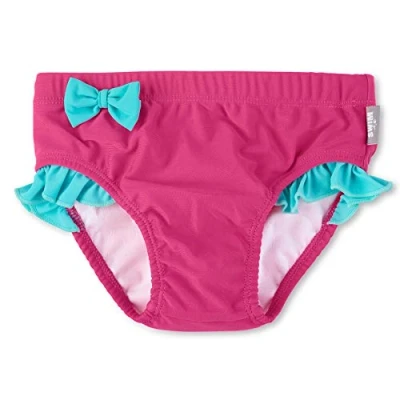 Abbildung von Sterntaler Baby Mädchen Badehose Schleife Badehose, Magenta, 80