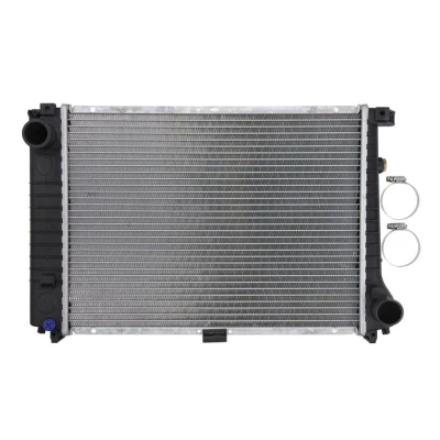 Abbildung von NRF 51349 Kühler, Motorkühlung Aluminium 440 327 30 mit Anbauteilen Kühlrippen gelötet BMW: 3 Convertible, Saloon
