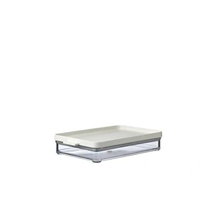 Abbildung von Mepal Wurst Aufbewahrung Kühlschrank Organizer Aufschnitt Kühlschrankbehälter für die und Organisation in der Küche 500 ml Nordic white