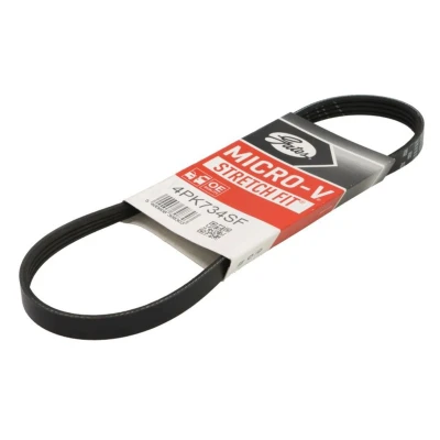 Abbildung von GATES 4PK734SF Keilrippenriemen 712 4 Polyester, EPDM (Ethylen Propylen Dien Kautschuk)