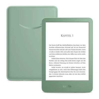 Abbildung von Der neue Amazon Kindle (16 GB) leichteste und kompakteste Kindle, mit blendfreiem Bildschirm, schnellerem Umblättern, anpassbarem Frontlicht langer Akkulaufzeit Werbung matchagrün