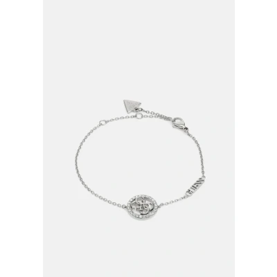 Abbildung von Guess LIFE IN Armband silvercoloured, Damen, Größe: Small, Silver coloured