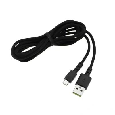 Abbildung von Create idea Geflochtenes Nylon Maus Ladekabel 189,5cm Kabelloses USB Kompatibel mit Razer Naga Pro 20000 DPl DeathAdder V2