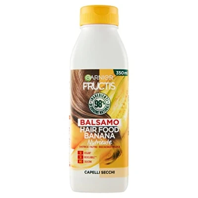Abbildung von Garnier Balsam Nutriente Fructis Hair Food Banane Pflege für trockenes Haar, 350 ml