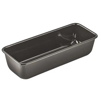 Abbildung von Dr. Oetker Kastenform 30 cm EXCLUSIVE, Kuchenform für saftige Kuchen und deftige Brote, Brotbackform mit Emaille Versiegelung (Farbe: Grau Braun/Crème), Menge: 1 Stück