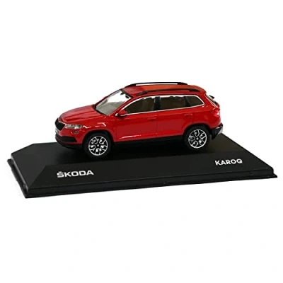 Abbildung von Skoda 5A7099300F3P Karoq Modellauto 1:43 Miniatur Modell, rot