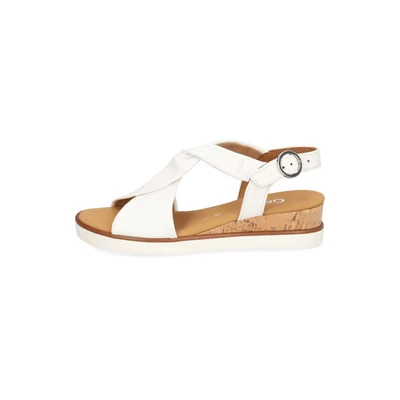 Abbildung von Gabor Comfort Keilsandalette, Damen, Größe: 35.5, Weiss kork offwhi Schuhe