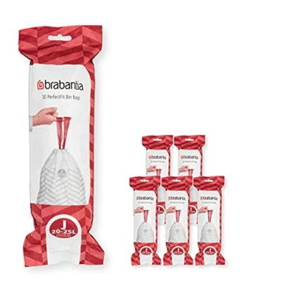 Abbildung von Brabantia 138362 Müllbeutel, Weiß, 120