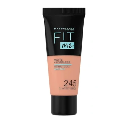 Abbildung von Maybelline New York Fit me! Matte &amp; Poreless Make up Nr. 245 Classic Beige, 30 ml
