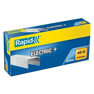 Abbildung von Rapid 24867800 Heftklammern 66/6mm Strong, verzinkt, 5000 Stück