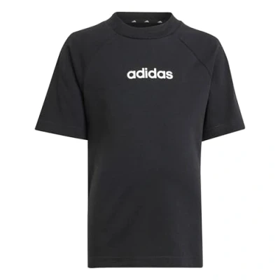 Abbildung von adidas Unisex Kinder Essentials LINEAR Logo T Shirt, Black, 4 5 Years