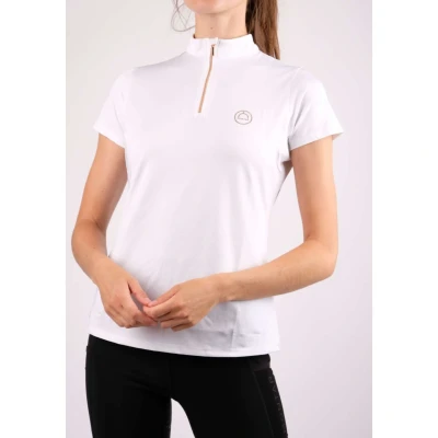 Abbildung von Montar Poloshirt Everly Rosegold Weiß XS