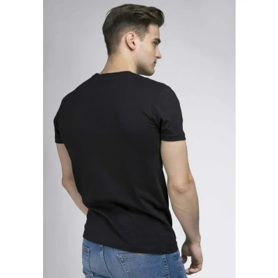 Abbildung von Lonsdale ONE TONE Tshirt print, Herren, Größe: XXL, Black/red