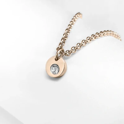 Abbildung von Ponytail&amp;Co Anhänger Kristall Mini Roségold