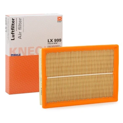 Abbildung von MAHLE ORIGINAL LX 999 Luftfilter 42,0 206 290,0 Filtereinsatz VOLKSWAGEN: Polo IV Hatchback, Golf Plus / Crossgolf, OPEL: Meriva A