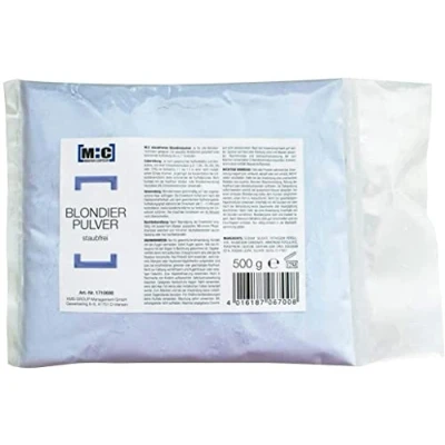 Abbildung von Blondierpulver blau, staubfrei, Blondierung 500 g