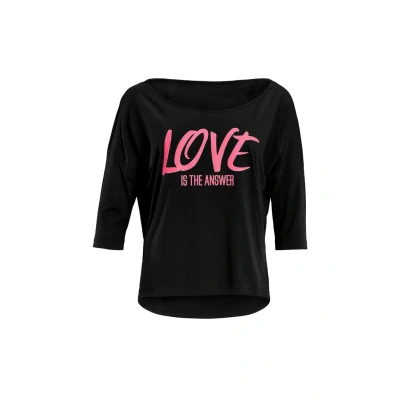 Abbildung von Winshape MCS001 Ultra Light Langarmshirt, Damen, Größe: XXL, Black/glitter/neon pink