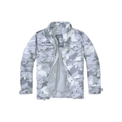 Abbildung von Brandit Giant Übergangsjacke, Herren, Größe: Large, Blizzard camo