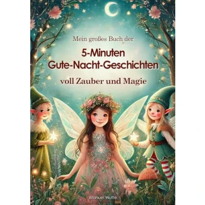 Abbildung von Mein großes Buch der 5 Minuten Gute Nacht Geschichten voll Zauber und Magie: Liebevolle Kurzgeschichten voller Magie zum gemeinsamen Kuscheln Träumen ab 3 Jahren
