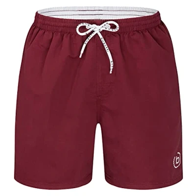 Abbildung von bugatti® Herren Badeshort dunkelrot, in Größe XXXXXL 5XL