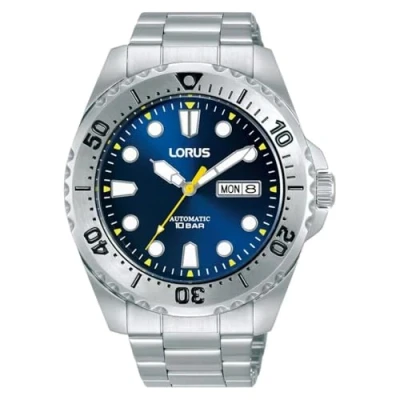 Abbildung von Lorus Herren Analog Automatik Uhr mit Edelstahl Armband RL473BX9