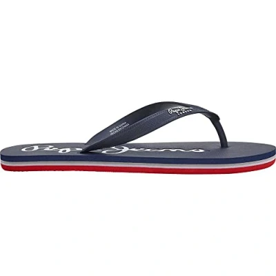 Abbildung von Pepe Jeans BAY Beach Basic Badezehentrenner, Herren, Größe: 44, Navy Schuhe