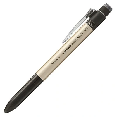 Abbildung von Tombow Mono Graph CPA 161B Kugelschreiber mit Druckbleistift 0,5 mm, goldfarben