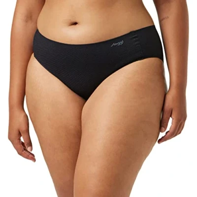 Abbildung von Sloggi FEEL FLOW TAI Slip, Damen, Größe: Medium, Black