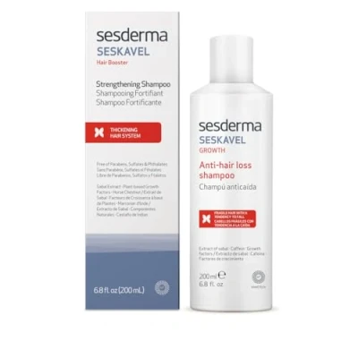 Abbildung von Sesderma Seskavel Anti Hair Loss Shampoo Pflegendes gegen Haarausfall Für kräftiges und gesundes Haar 200 ml