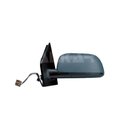 Abbildung von Außenspiegel Alkar 6139110 links grundiert elektrisch beheizbar, asphärisch für Linkslenker VOLKSWAGEN: Polo IV Hatchback