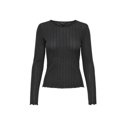 Abbildung von ONLY Carlotta NOOS Langarmshirt, Damen, Größe: XS, Grau
