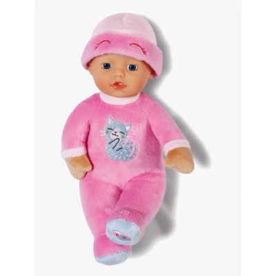 Abbildung von BABY born Sleepy for babies pink, waschbare Stoffpuppe mit herunterziehbarer Mütze und integrierter Rassel, 30 cm groß, 833674 Zapf Creation
