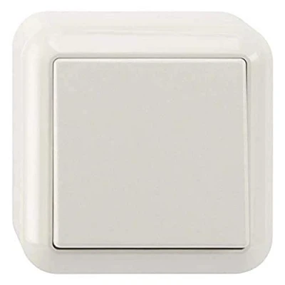Abbildung von Schneider Electric Merten MEG3116 8719 Aus/Wechselschalter 10 AX 250 V IP20 , Aufputzschalter 1 fach, Weiß, Made in Germany