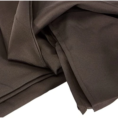 Abbildung von Soleil d&#039;ocre Alix Tischdecke, Schmutzabweisend, Rechteckig, Mokka, Polyester, Braun, 140 x 240 cm