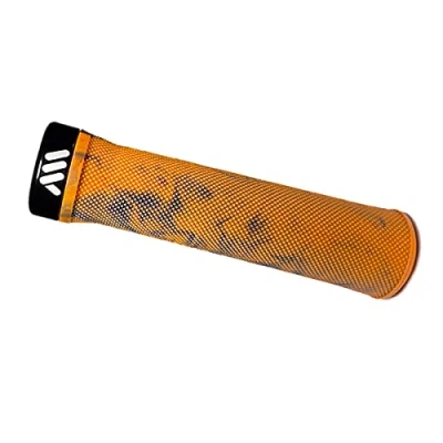 Abbildung von All Mountain Style Fahrradgriffe Berm Grip Model Fahrradlenkergriffe Lenker Handgriffe MTB 135 mm 100 g Feste und leichte Befestigung der Griffe am Fahrradlenker Ideales Zubehör