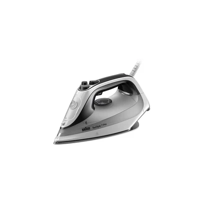 Abbildung von Braun TexStyle 7 Pro Dampfbügeleisen SI 7149 WB Bügeleisen mit Freeglide 3D Bügelsohle, Vertikaldampf, 2900 Watt, Weiß/Schwarz