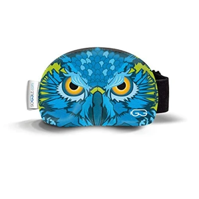 Abbildung von Soggle Skibrillen Schutz Überzug aus Mikrofaser (one size), Farbe:eyes owl 1