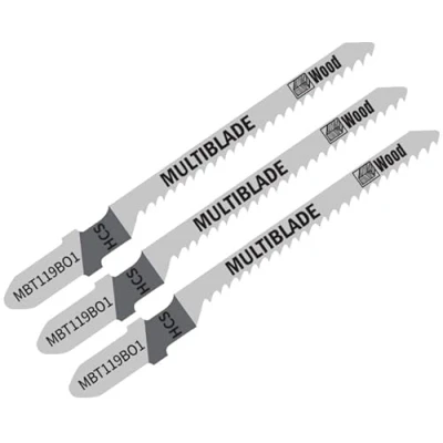 Abbildung von Multiblade Stichsägeblatt, für Holz, 75mm, Extra schmal, 3 Stück