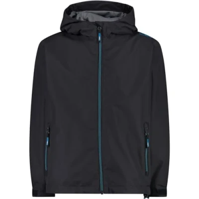 Abbildung von CMP Regenjacke aus reißfestem Polyester für Kinder, Anthrazit Riff, 140