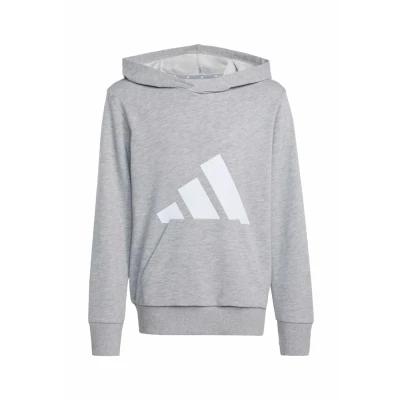 Abbildung von adidas Sportswear Kapuzenpullover für Kinder, Größe: 176, Medium grey heather/black