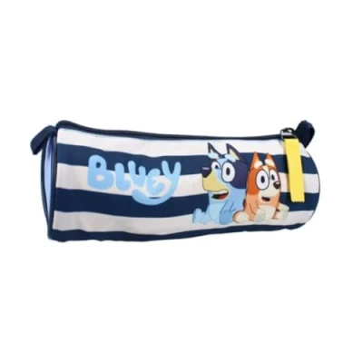 Abbildung von mybagstory Federmäppchen Bluey Blau Kinder Schule Grundschule Vorschule Kindergarten für Jungen Größe 21 cm, blau, Klassisch